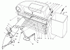 Toro 56133 (8-25) - 8-25 Rear Engine Rider, 1991 (1000001-1999999) Ersatzteile TWIN BAGGER GRASS CATCHER MODEL 59053 (OPTIONAL)