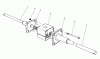 Toro 56133 (8-25) - 8-25 Rear Engine Rider, 1992 (2000001-2999999) Ersatzteile DIFFERENTIAL ASSEMBLY