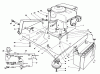 Toro 56133 (8-25) - 8-25 Rear Engine Rider, 1992 (2000001-2999999) Ersatzteile ENGINE ASSEMBLY