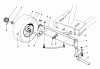 Toro 56133 (8-25) - 8-25 Rear Engine Rider, 1992 (2000001-2999999) Ersatzteile FRONT AXLE ASSEMBLY