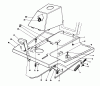 Toro 56133 (8-25) - 8-25 Rear Engine Rider, 1992 (2000001-2999999) Ersatzteile FRONT BODY ASSEMBLY