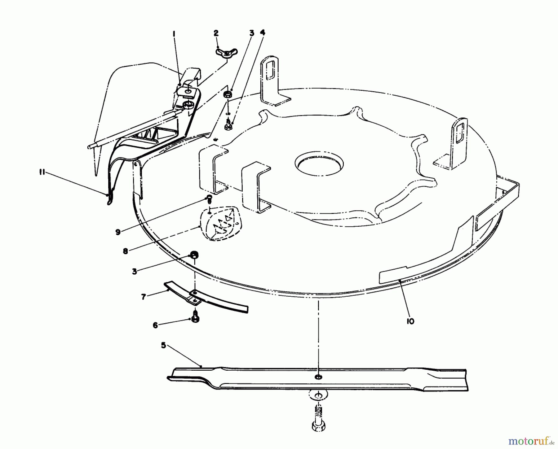 Toro Neu Mowers, Rear-Engine Rider 56133 (8-25) - Toro 8-25 Rear Engine Rider, 1992 (2000001-2999999) RECYCLER KIT - MODEL NO. 59169