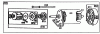 Toro 56133 (8-25) - 8-25 Rear Engine Rider, 1992 (2000001-2999999) Ersatzteile STARTER - BRIGGS & STRATTON NO. 191707-0121-01