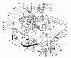 Toro 56133 (8-25) - 8-25 Rear Engine Rider, 1992 (2000001-2999999) Ersatzteile TRANSMISSION & LINKAGE ASSEMBLY