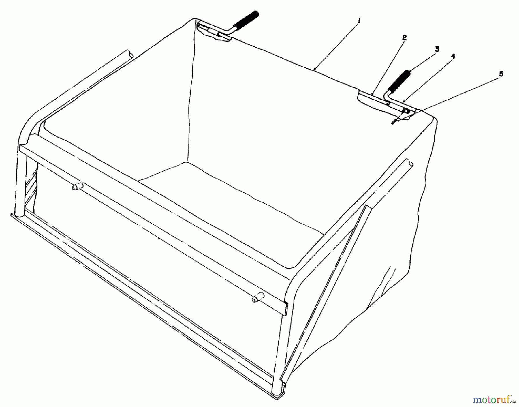Toro Neu Mowers, Rear-Engine Rider 56138 (8-32) - Toro 8-32 Rear Engine Rider, 1983 (3000001-3999999) LEAF BAG MODEL NO. 59123 (OPTIONAL)