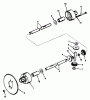 Toro 56138 (8-32) - 8-32 Rear Engine Rider, 1984 (4000001-4999999) Ersatzteile DIFFERENTIAL MODEL 100-024