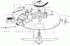 Toro 56138 (8-32) - 8-32 Rear Engine Rider, 1984 (4000001-4999999) Ersatzteile MOWER ASSEMBLY