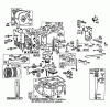 Toro 56138 (8-32) - 8-32 Rear Engine Rider, 1985 (5000001-5999999) Ersatzteile ENGINE BRIGGS & STRATTON MODEL NO. 191702-2133-01 #1