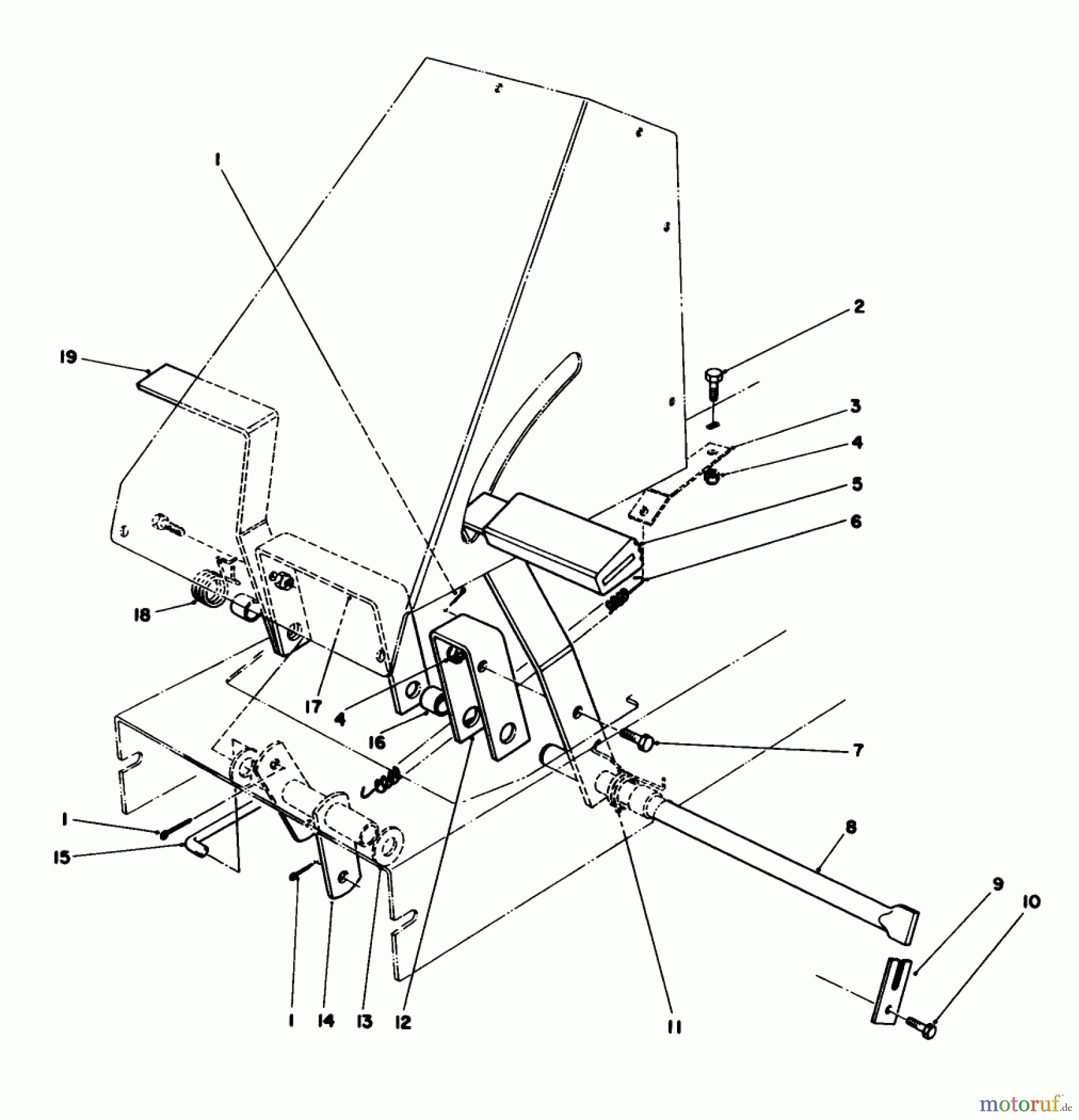 Toro Neu Mowers, Rear-Engine Rider 56145 (8-32) - Toro 8-32 Rear Engine Rider, 1986 (6000001-6999999) BRAKE & CLUTCH ASSEMBLY