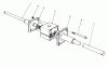 Toro 56145 (8-32) - 8-32 Rear Engine Rider, 1986 (6000001-6999999) Ersatzteile DIFFERENTIAL ASSEMBLY