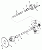 Toro 56145 (8-32) - 8-32 Rear Engine Rider, 1983 (3000001-3999999) Ersatzteile DIFFERENTIAL MODEL 100-020