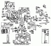 Toro 56145 (8-32) - 8-32 Rear Engine Rider, 1983 (3000001-3999999) Ersatzteile ENGINE BRIGGS & STRATTON MODEL NO. 191707-2132-01 #1