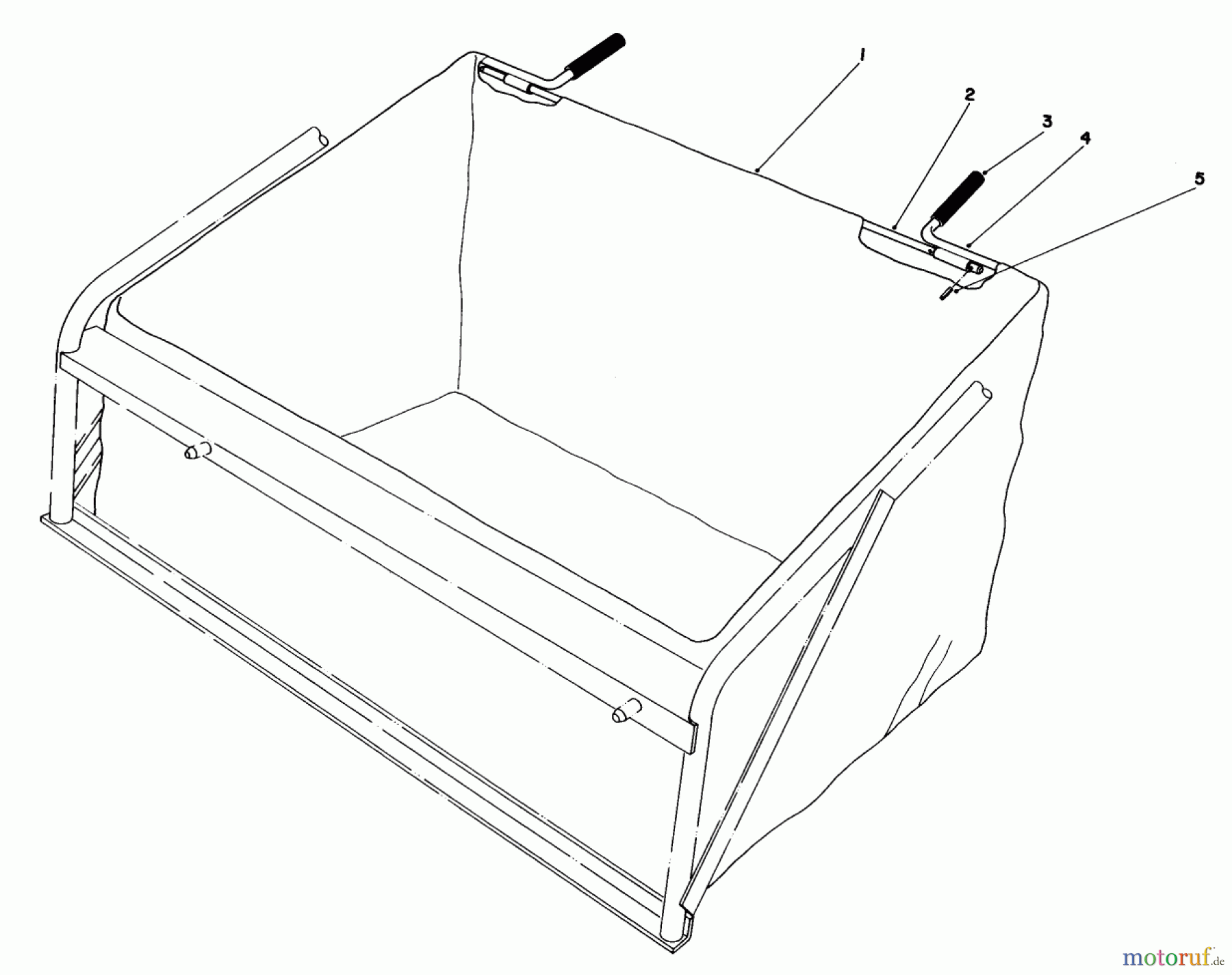 Toro Neu Mowers, Rear-Engine Rider 56145 (8-32) - Toro 8-32 Rear Engine Rider, 1983 (3000001-3999999) LEAF BAG MODEL NO. 59123 (OPTIONAL)