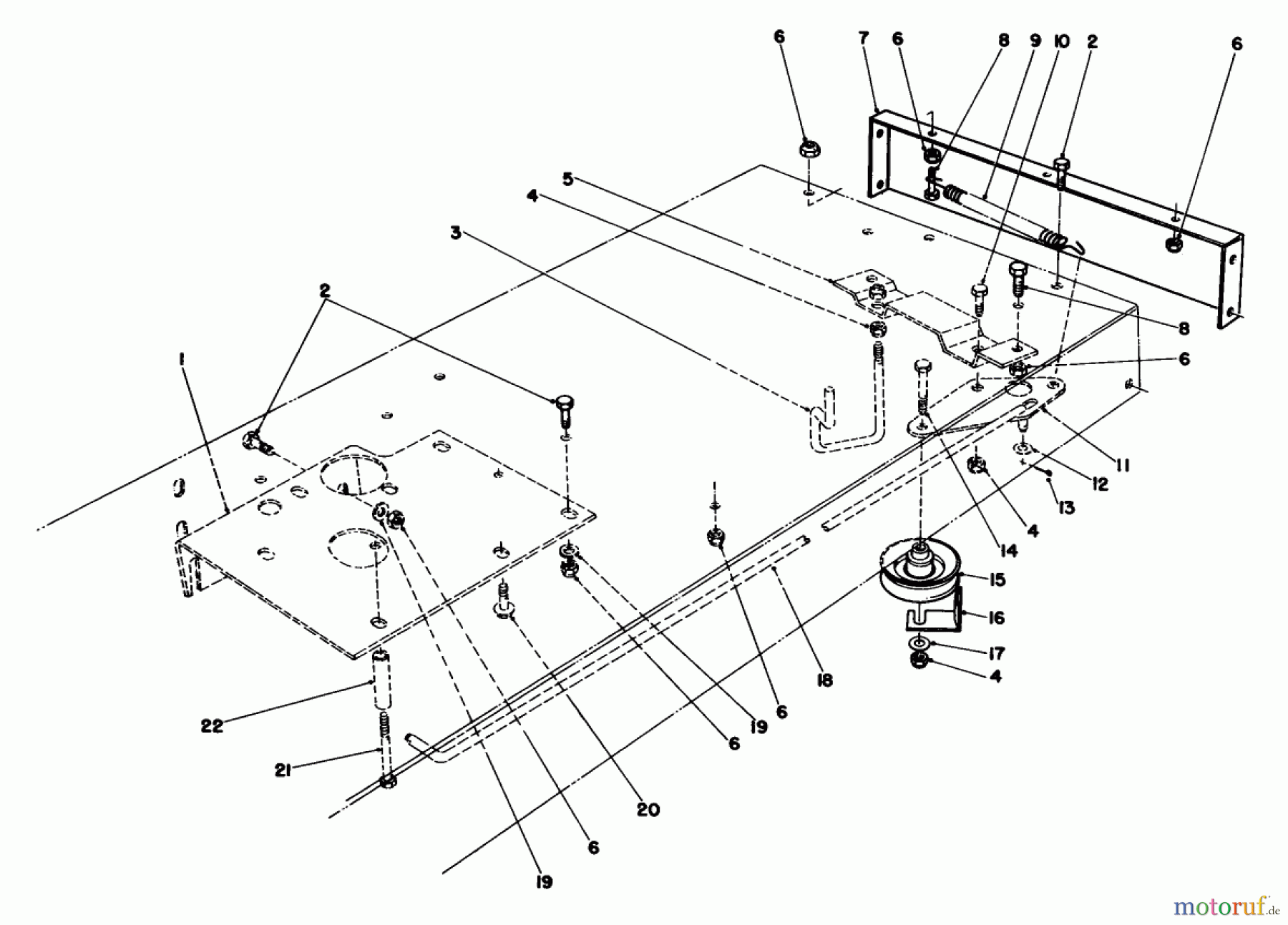 Toro Neu Mowers, Rear-Engine Rider 56145 (8-32) - Toro 8-32 Rear Engine Rider, 1983 (3000001-3999999) TRACTION ASSEMBLY