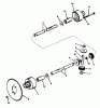 Toro 56145 (8-32) - 8-32 Rear Engine Rider, 1984 (4000001-4999999) Ersatzteile DIFFERENTIAL MODEL 100-024