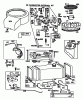 Toro 56145 (8-32) - 8-32 Rear Engine Rider, 1984 (4000001-4999999) Ersatzteile ENGINE BRIGGS & STRATTON MODEL NO. 191707-2132-01 #2