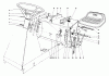 Toro 56145 (8-32) - 8-32 Rear Engine Rider, 1984 (4000001-4999999) Ersatzteile SEAT & STEERING WHEEL ASSEMBLY
