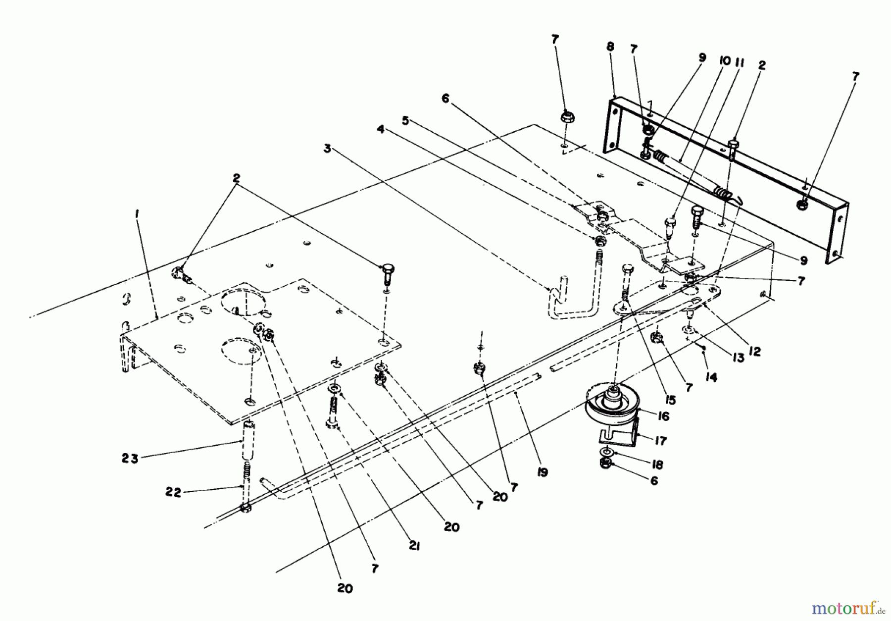 Toro Neu Mowers, Rear-Engine Rider 56145 (8-32) - Toro 8-32 Rear Engine Rider, 1984 (4000001-4999999) TRACTION ASSEMBLY