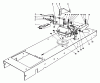 Toro 56145 (8-32) - 8-32 Rear Engine Rider, 1984 (4000001-4999999) Ersatzteile TRANSMISSION LINKAGE ASSEMBLY