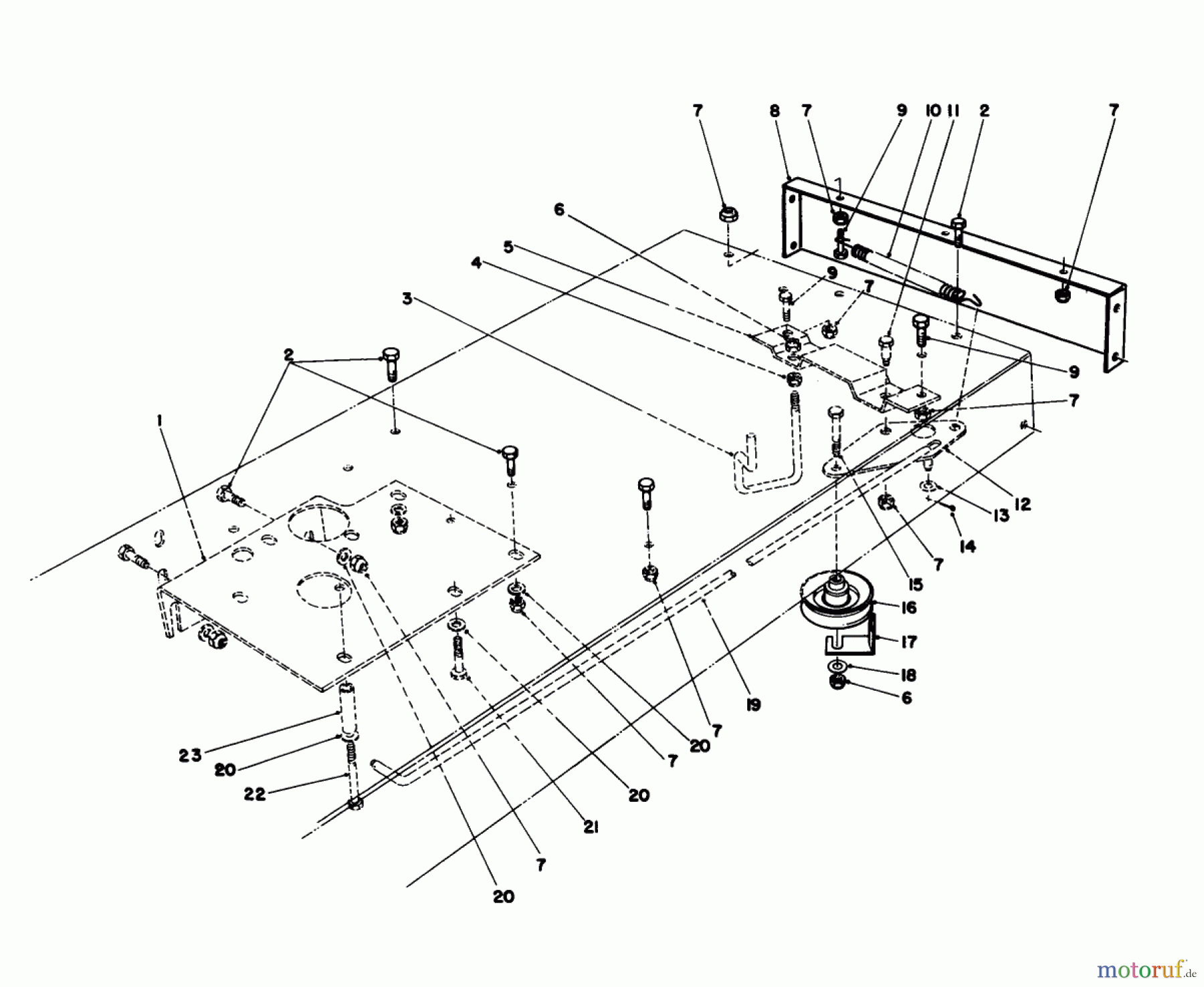 Toro Neu Mowers, Rear-Engine Rider 56145 (8-32) - Toro 8-32 Rear Engine Rider, 1985 (5000001-5999999) TRACTION ASSEMBLY