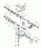 Toro 56145 (8-32) - 8-32 Rear Engine Rider, 1985 (5000001-5999999) Ersatzteile TRANSMISSION MODEL 770