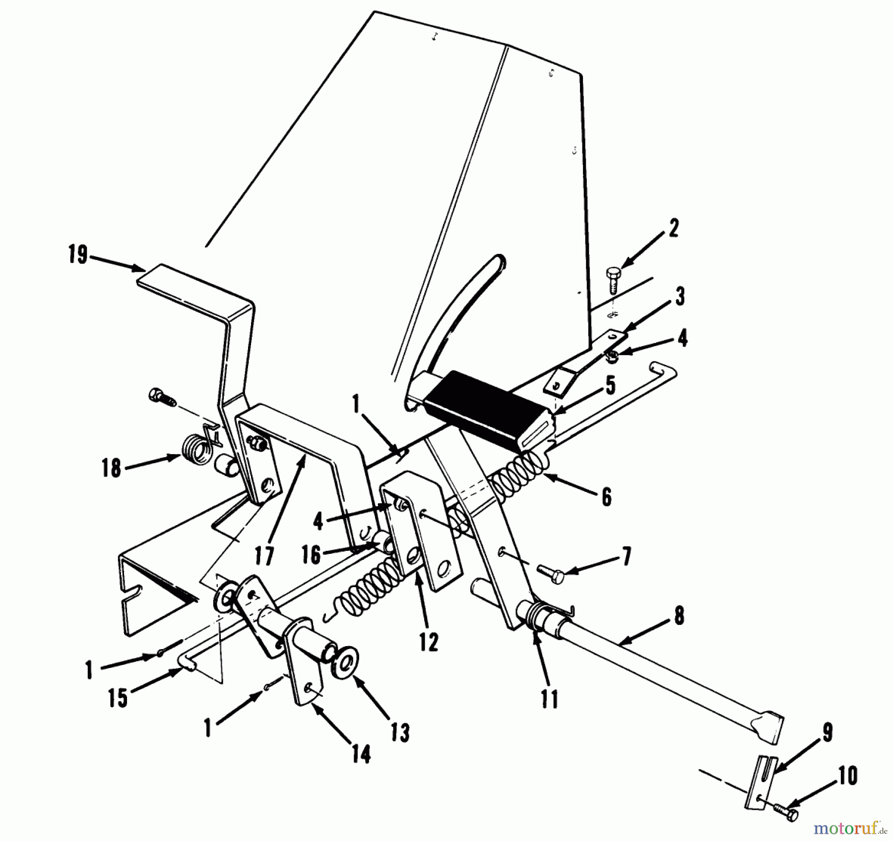 Toro Neu Mowers, Rear-Engine Rider 56145 (8-32) - Toro 8-32 Rear Engine Rider, 1990 (0000001-0999999) BRAKE & CLUTCH ASSEMBLY