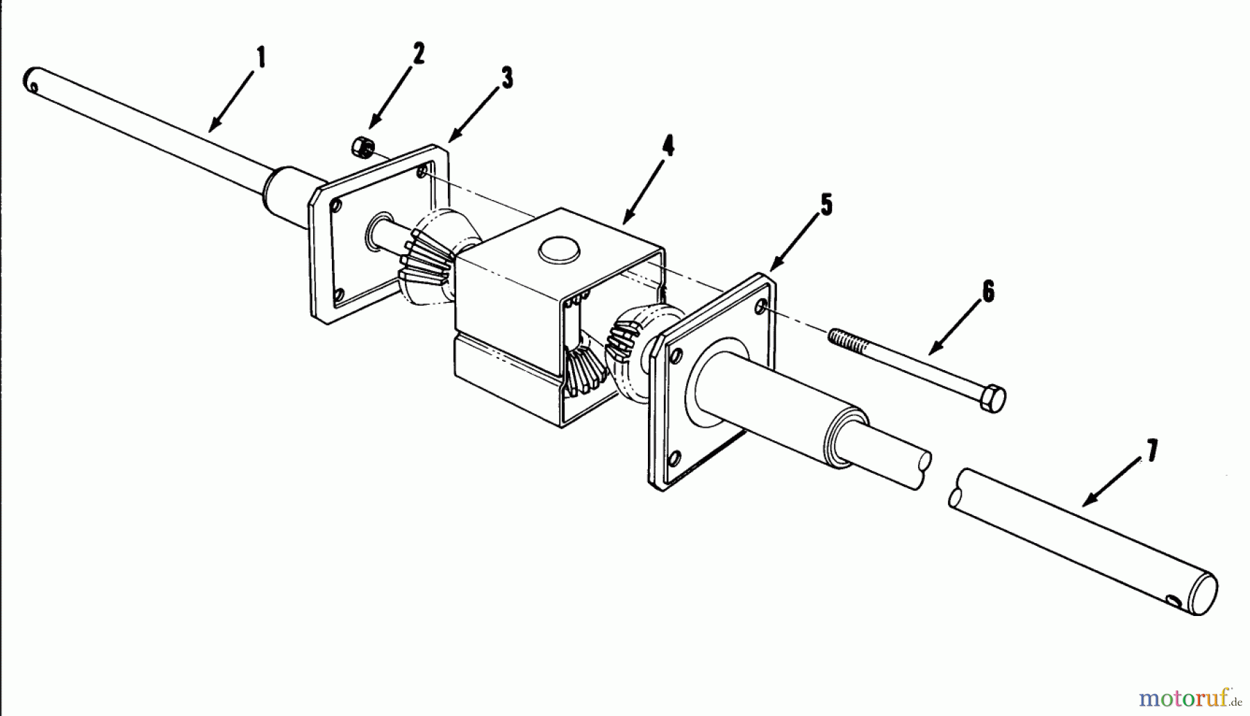  Toro Neu Mowers, Rear-Engine Rider 56175 (12-32) - Toro 12-32 Rear Engine Rider, 1990 (0000001-0999999) DIFFERENTIAL ASSEMBLY