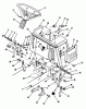 Toro 56165 (10-32) - 10-32 Rear Engine Rider, 1990 (0000001-0999999) Ersatzteile STEERING WHEEL & LINKAGE ASSEMBLY