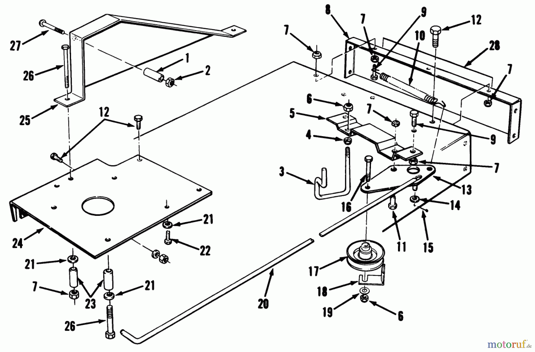 Toro Neu Mowers, Rear-Engine Rider 56175 (12-32) - Toro 12-32 Rear Engine Rider, 1990 (0000001-0999999) TRACTION ASSEMBLY