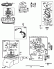 Toro 56150 (8-32) - 8-32 Professional Rear Engine Rider, 1987 (7000001-7999999) Ersatzteile ENGINE BRIGGS & STRATTON MODEL NO. 193707-0152-01 8 H.P. REAR ENGINE RIDER ELECTRIC MODEL 56150 #2