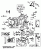 Toro 56150 (8-32) - 8-32 Professional Rear Engine Rider, 1987 (7000001-7999999) Ersatzteile ENGINE BRIGGS & STRATTON MODEL NO. 253707-0195-01 11 H.P. REAR ENGINE RIDER ELECTRIC MODEL 56170