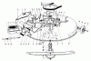 Toro 56150 (8-32) - 8-32 Professional Rear Engine Rider, 1987 (7000001-7999999) Ersatzteile MOWER ASSEMBLY