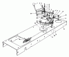 Toro 56150 (8-32) - 8-32 Professional Rear Engine Rider, 1987 (7000001-7999999) Ersatzteile TRANSMISSION LINKAGE ASSEMBLY