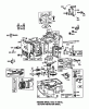 Toro 56150 (8-32) - 8-32 Professional Rider, 1986 (6000001-6999999) Ersatzteile ENGINE 11 H.P. BRIGGS & STRATTON MODEL NO. 253707-0195-01 #1