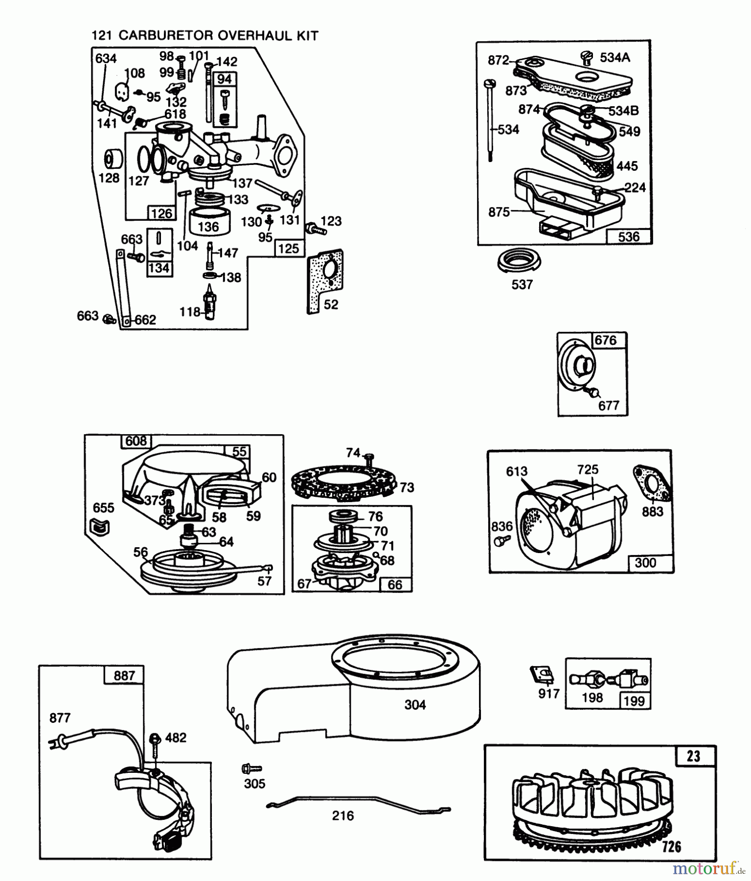 Toro Neu Mowers, Rear-Engine Rider 56150 (8-32) - Toro 8-32 Professional Rider, 1986 (6000001-6999999) ENGINE 11 H.P. BRIGGS & STRATTON MODEL NO. 253707-0195-01 #2