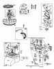 Toro 56150 (8-32) - 8-32 Professional Rider, 1986 (6000001-6999999) Ersatzteile ENGINE 8 H.P. BRIGGS & STRATTON MODEL NO. 193707-0152-01 #2