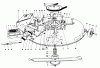 Toro 56150 (8-32) - 8-32 Professional Rider, 1986 (6000001-6999999) Ersatzteile MOWER ASSEMBLY