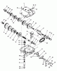 Toro 56150 (8-32) - 8-32 Professional Rider, 1986 (6000001-6999999) Ersatzteile TRANSMISSION MODEL 770A