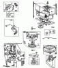 Toro 56175 (12-32) - 12-32 Rear Engine Rider, 1988 (8000001-8999999) Ersatzteile ENGINE BRIGGS & STRATTON MODEL NO. 253707-0175-01 12 H.P. REAR ENGINE RIDER ELECTRIC MODEL 56175