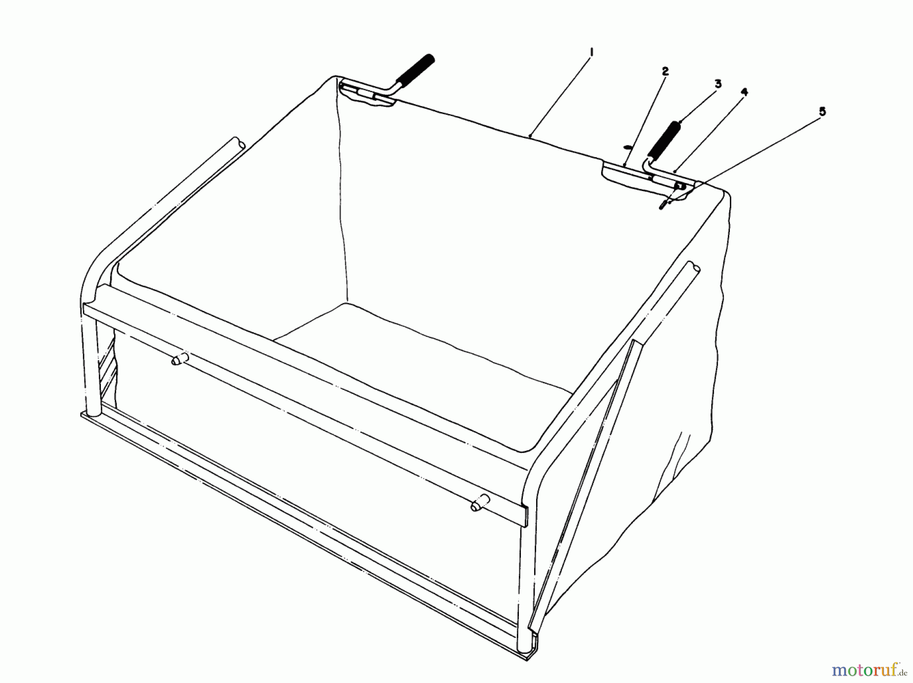 Toro Neu Mowers, Rear-Engine Rider 56175 (12-32) - Toro 12-32 Rear Engine Rider, 1988 (8000001-8999999) LEAF BAG MODEL 59123 (OPTIONAL)