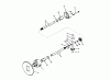 Toro 56150 (8-32) - 8-32 Professional Rider, 1989 (9000001-9999999) Ersatzteile DIFFERENTIAL MODEL 100-050B