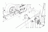 Toro 56150 (8-32) - 8-32 Professional Rider, 1989 (9000001-9999999) Ersatzteile REAR AXLE ASSEMBLY