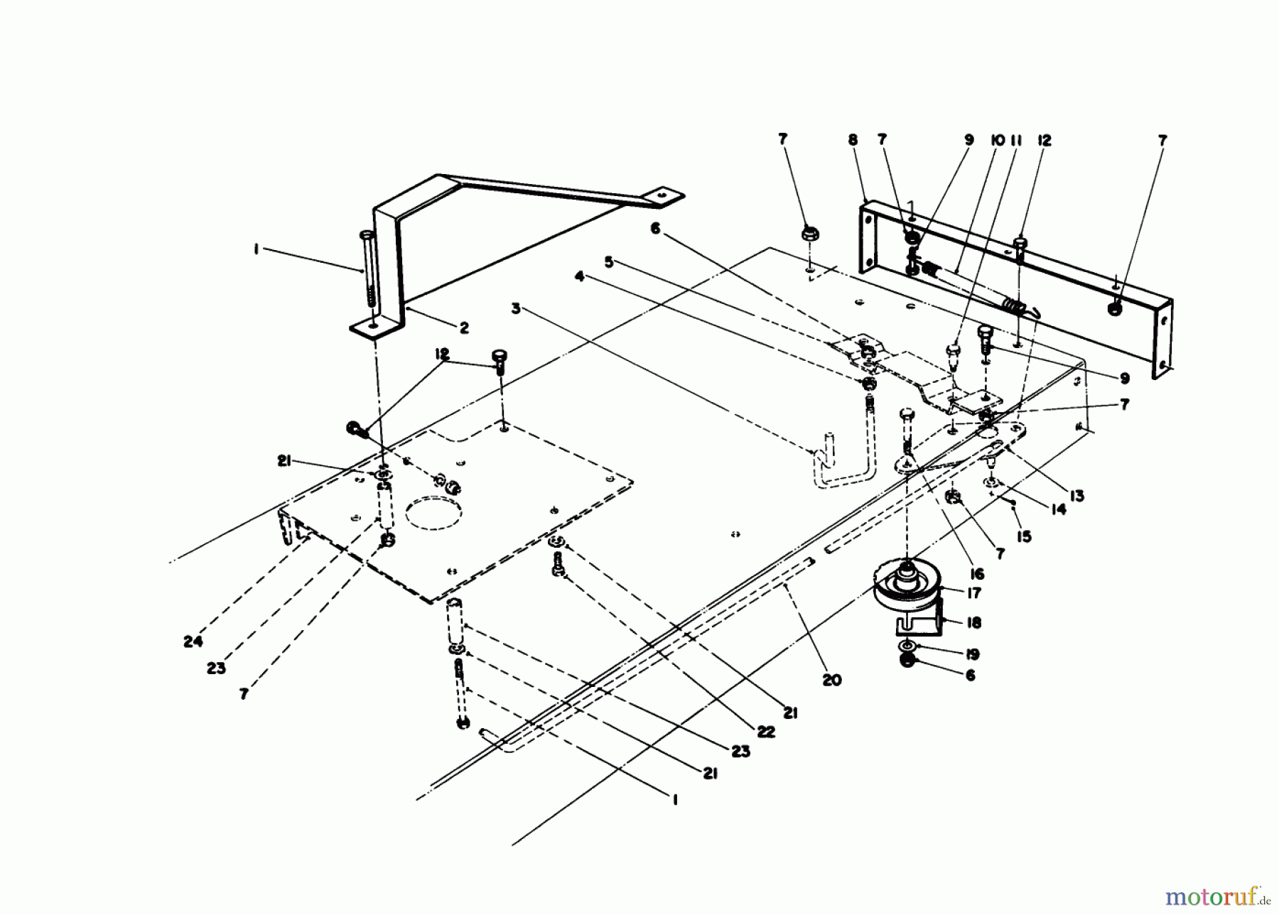 Toro Neu Mowers, Rear-Engine Rider 56150 (8-32) - Toro 8-32 Professional Rider, 1989 (9000001-9999999) TRACTION ASSEMBLY