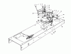 Toro 56150 (8-32) - 8-32 Professional Rider, 1989 (9000001-9999999) Ersatzteile TRANSMISSION LINKAGE ASSEMBLY
