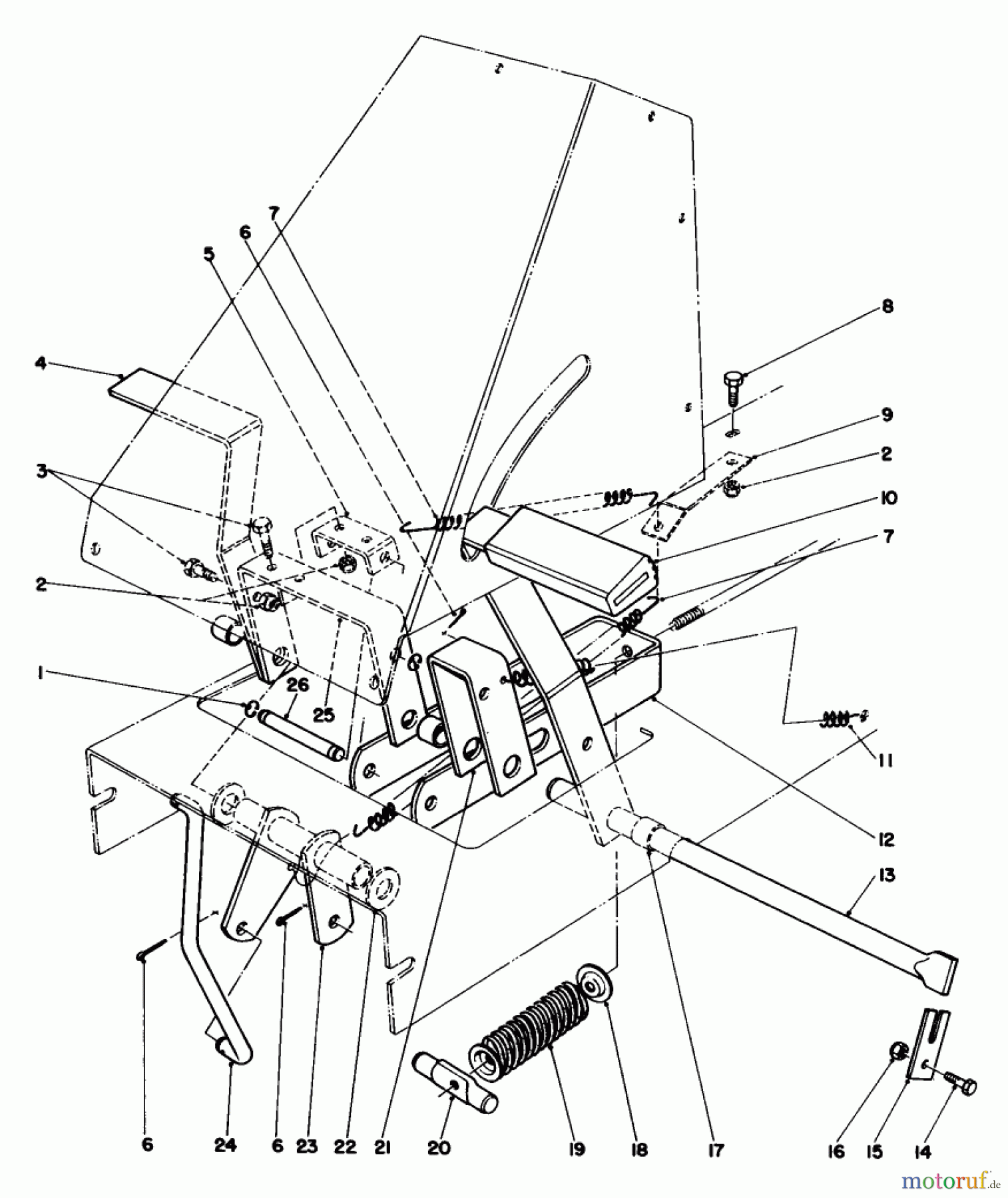 Toro Neu Mowers, Rear-Engine Rider 56155 (11-32) - Toro 11-32 Rear Engine Rider, 1983 (3000001-3999999) BRAKE & CLUTCH ASSEMBLY