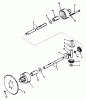 Toro 56155 (11-32) - 11-32 Rear Engine Rider, 1983 (3000001-3999999) Ersatzteile DIFFERENTIAL MODEL 100-020