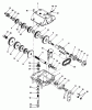 Toro 56155 (11-32) - 11-32 Rear Engine Rider, 1984 (4000001-4999999) Ersatzteile TRANSMISSION MODEL 770