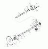 Toro 56155 (11-32) - 11-32 Rear Engine Rider, 1985 (5000001-5999999) Ersatzteile DIFFERENTIAL MODEL 100-024