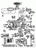 Toro 56155 (11-32) - 11-32 Rear Engine Rider, 1985 (5000001-5999999) Ersatzteile ENGINE BRIGGS & STRATTON MODEL NO. 252707-0633-01 #1