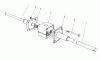 Toro 56155 (11-32) - 11-32 Rear Engine Rider, 1987 (7000001-7999999) Ersatzteile DIFFERENTIAL ASSEMBLY